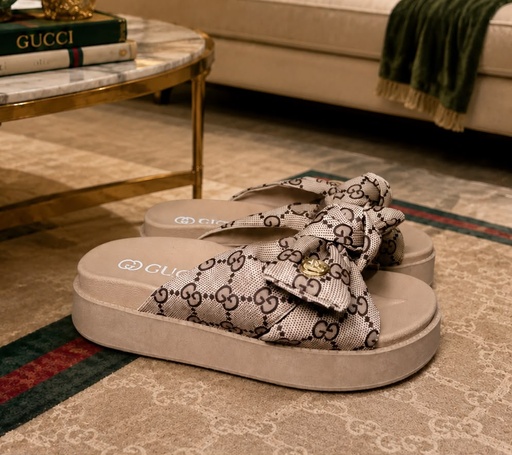 Sandalia Gucci Cafe Moño