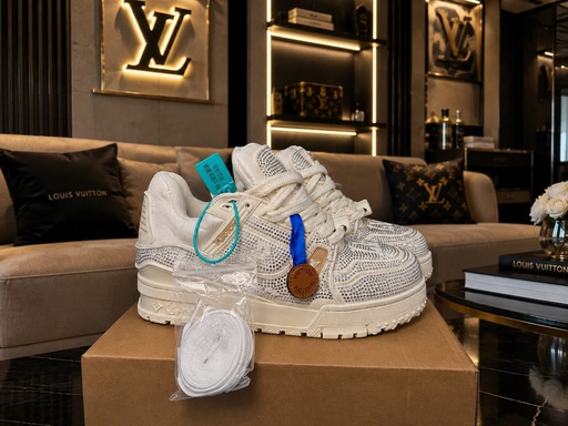 Louis Vuitton Trainer Plataforma Beige 