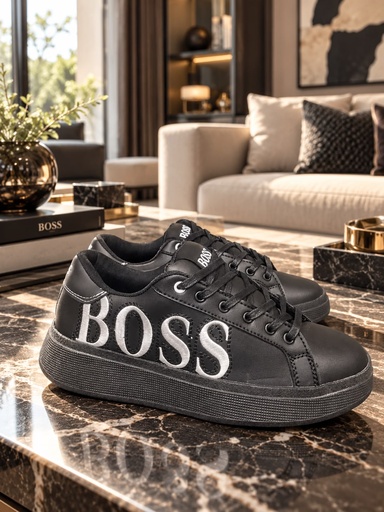 Hugo Boss Negro Blanco Bordado St 