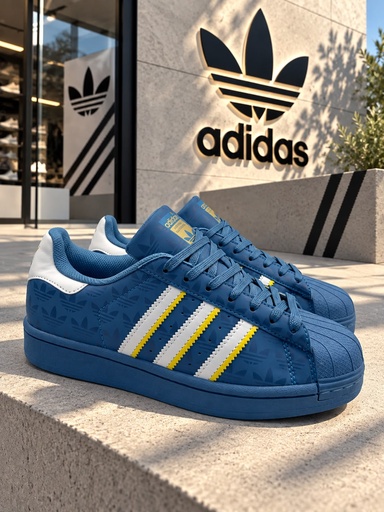 Adidas Super Star Azul Claro