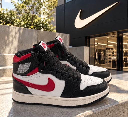 Nike Retro 1 Blanca Negro